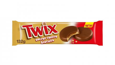 Печенье Twix Secret Centre Biscuits с Карамелью 132g - Retromagaz, image 1