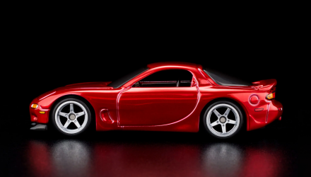 Машинка Premium Hot Wheels 1993 Mazda RX-7 R1 Red Line Club RLC 1:64 HWF04 Red - Retromagaz, image 4