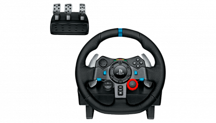 Кермо Дротовий Logitech PlayStation 4 G29 Driving Force Racing Wheel Black Б/У - Retromagaz, image 1