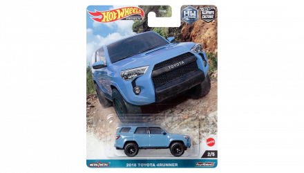 Машинка Premium Hot Wheels 2018 Toyota 4Runner Off-Road 1:64 HKC73 Blue - Retromagaz, image 1