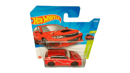 Машинка Базовая Hot Wheels Subaru WRX STI Hatchbacks 1:64 HCX04 Red - Retromagaz, image 2