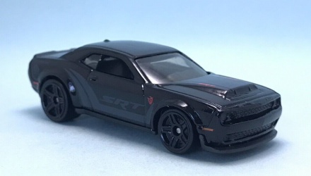 Машинка Базова Hot Wheels '18 Dodge Challenger SRT Demon Muscle Mania 1:64 HKK90 Black - Retromagaz, image 2