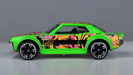 Тематична Машинка Hot Wheels '70 Toyota Celica Neon Speeders 1:64 HLH72/HRW67 Green - Retromagaz, image 4