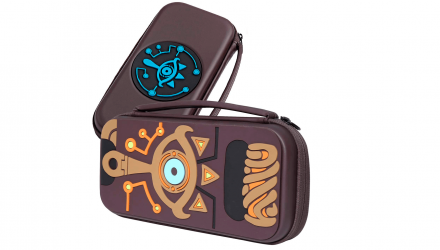 Чехол Твердый RMC Switch OLED Model The Legend of Zelda Sheikah Brown Новый - Retromagaz, image 1