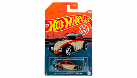 Тематична Машинка Hot Wheels Custom Volkswagen Beetle Volkswagen 1:64 HDH45 Brown - Retromagaz, image 1