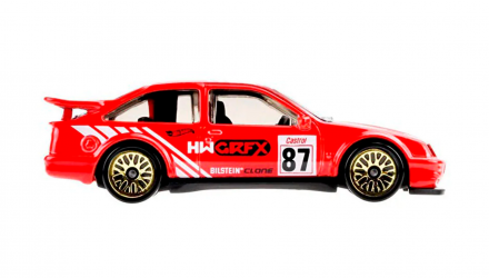 Машинка Базовая Hot Wheels '87 Ford Sierra Cosworth The `80S 1:64 HKG79 Red - Retromagaz, image 3