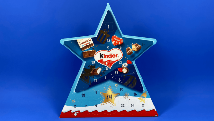 Адвент-Календарь Kinder Star Advent-Calendar 149g - Retromagaz, image 1