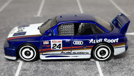 Машинка Базова Hot Wheels Audi '90 Quattro Turbo 1:64 HTC64 Blue - Retromagaz, image 4