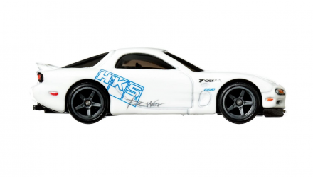 Машинка Premium Hot Wheels Mazda RX-7 FD Fast & Furious 1:64 HKD22 White - Retromagaz, image 4