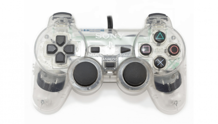 Геймпад Проводной Sony PlayStation 2 DualShock 2 SCPH-10010 Crystal Б/У - Retromagaz, image 2