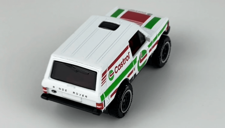 Тематическая Машинка Hot Wheels Range Rover Classic Castrol Speed Graphics 1:64 HRT08 White - Retromagaz, image 2