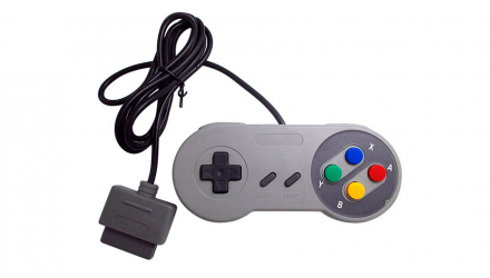 Набор Консоль Nintendo SNES FAT Europe Light Grey Б/У + Геймпад Проводной RMC Grey 1.5m Новый - Retromagaz, image 2