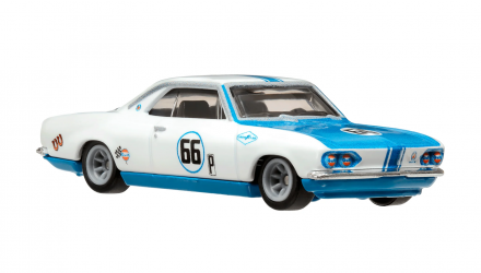 Машинка Premium Hot Wheels '66 Chevrolet Corvair Yenko Stinger Boulevard 1:64 HRT69 White - Retromagaz, image 5