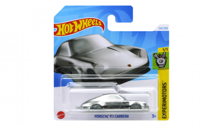 Машинка Базова Hot Wheels Porsche 911 Carrera Keychain Experimotors 1:64 HRY64 Silver - Retromagaz, image 1