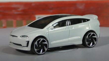 Машинка Базовая Hot Wheels Tesla Model X Factory Fresh 1:64 DTX01 White - Retromagaz, image 2