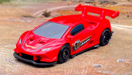 Машинка Базовая Hot Wheels Lamborghini Huracán LP 620-2 Super Trofeo Exotics 1:64 HTC25 Red - Retromagaz, image 1