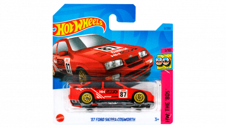 Машинка Базовая Hot Wheels '87 Ford Sierra Cosworth The `80S 1:64 HKG79 Red - Retromagaz, image 1