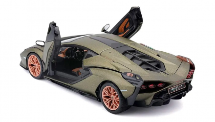 Машинка Bburago Lamborghini Sian FKP 37 1:24 Green - Retromagaz, image 3