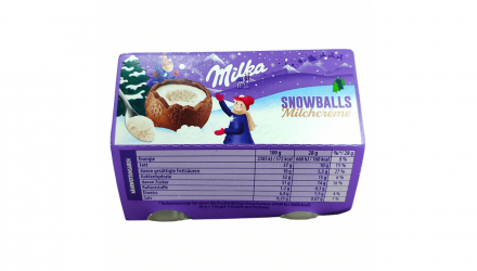 Шоколад Молочний Milka Snow Balls з Кремом 112g - Retromagaz, image 3