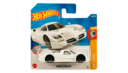 Машинка Базова Hot Wheels Nissan R390 GTI Turbo 1:64 HCT77 White - Retromagaz, image 1