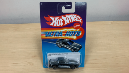 Тематична Машинка Hot Wheels '89 Mazda Savanna RX-7 FC3S Ultra Hots 1:64 JBY62 Black - Retromagaz, image 1