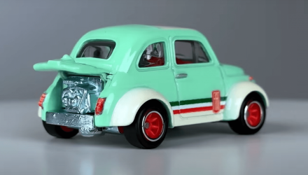 Машинка Premium Hot Wheels '60s Fiat 500 D Modificado Boulevard 1:64 HRT65 Green - Retromagaz, image 2