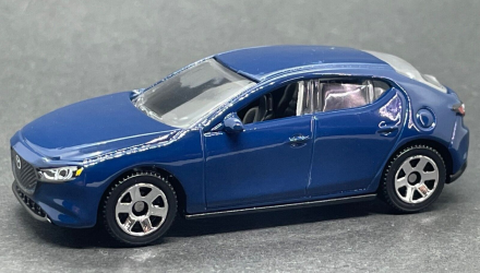 Машинка Большой Город Matchbox 2019 Mazda 3 Highway 1:64 HLD11 Blue - Retromagaz, image 1