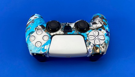 Чехол Силиконовый RMC PlayStation 5 Skulls Blue Новый - Retromagaz, image 4