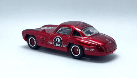 Машинка Базова Hot Wheels Mercedes-Benz 300 SL Super Treasure Hunt STH Retro Racers 1:64 HKL09 Red - Retromagaz, image 2