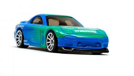 Машинка Базова Hot Wheels '95 Mazda RX-7 Fast & Furious Drift 1:64 HCV86 Blue - Retromagaz, image 4