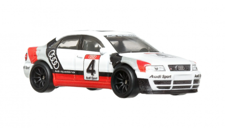 Машинка Premium Hot Wheels Audi S4 Quattro Boulevard 1:64 GJT68/HKF30 White - Retromagaz, image 6