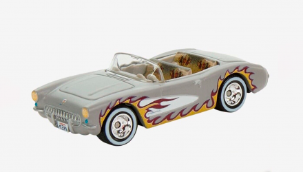 Машинка Premium Hot Wheels 1956 Corvette Barbie The Movie Diorama 1:64 HRL24 Pink 4шт - Retromagaz, image 3