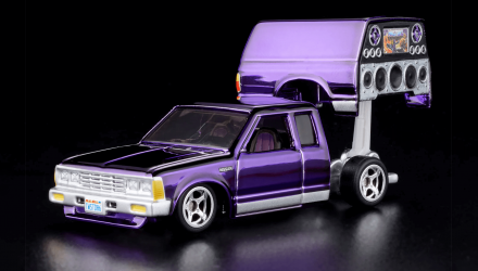 Машинка Premium Hot Wheels 1986 Nissan 720 King Cab Red Line Club RLC 1:64 HMY26 Purple - Retromagaz, image 1