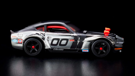 Машинка Premium Hot Wheels Custom '72 Datsun 240Z Red Line Club RLC 1:64 HNL17 Silver - Retromagaz, image 4