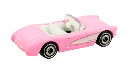 Машинка Базова Hot Wheels 1956 Corvette Barbie The Movie 1:64 HPR54 Pink - Retromagaz, image 3