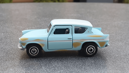 Тематическая Машинка Matchbox 1962 Ford Anglia Harry Potter Moving Parts 1:64 FWD28/HVM71 Blue - Retromagaz, image 3