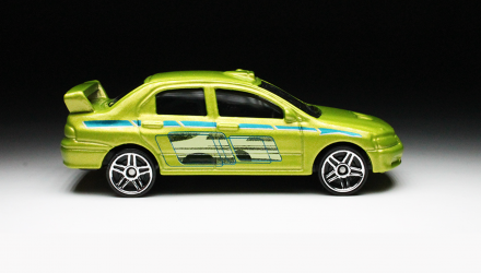 Тематична Машинка Hot Wheels Mitsubishi Lancer Evolution 7 VII Fast & Furious 1:64 FYY56 Green - Retromagaz, image 4