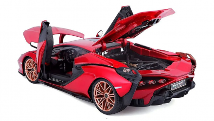 Машинка Bburago Lamborghini Sian FKP 37 1:24 Red - Retromagaz, image 2