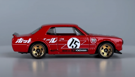 Тематична Машинка Hot Wheels Nissan Skyline HT 2000GT-X J-Imports 1:64 HWR57/HRT01 Red - Retromagaz, image 6