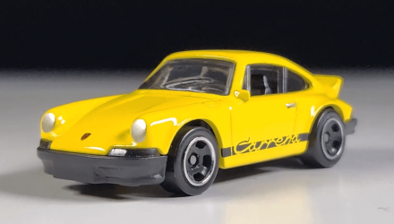 Машинка Базовая Hot Wheels Porsche 911 Carrera RS 2.7 Factory Fresh 1:64 HTC49 Yellow - Retromagaz, image 2