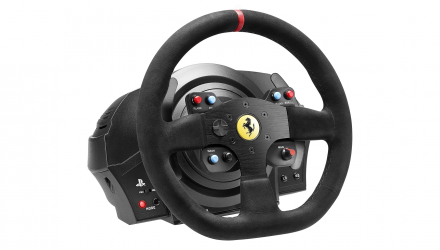 Кермо Дротовий Thrustmaster PlayStation 4 T300 Ferrari Integral Alcantara Edition Black Новий - Retromagaz, image 3