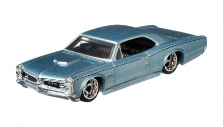 Машинка Premium Hot Wheels '66 Pontiac GTO Boulevard 1:64 GRM02 Light Blue - Retromagaz, image 2