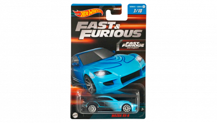 Тематическая Машинка Hot Wheels Mazda RX-8 Fast & Furious 1:64 HNR88/HNT13 Black - Retromagaz, image 1