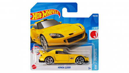 Машинка Базовая Hot Wheels Honda S2000 J-Imports 1:64 HCV85 Yellow - Retromagaz, image 1