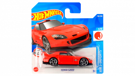 Машинка Базовая Hot Wheels Honda S2000 J-Imports 1:64 HCX25 Red - Retromagaz, image 1