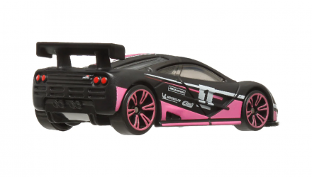 Тематическая Машинка Hot Wheels McLaren F1 GTR Neon Speeders 1:64 HLH72/HRW76 Black - Retromagaz, image 2