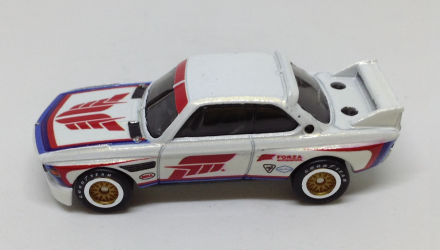 Машинка Premium Hot Wheels '73 BMW 3.0 CSL Race Car Forza Rep. Entertainment 1:64 DWJ95 White - Retromagaz, image 4