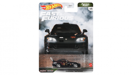 Машинка Premium Hot Wheels Honda S2000 Fast & Furious 1:64 GRK60 Black - Retromagaz, image 1