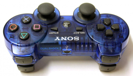 Геймпад Бездротовий Sony PlayStation 3 DualShock 3 Crystal Clear Blue Б/У - Retromagaz, image 2