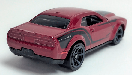 Машинка Базовая Hot Wheels '16 Dodge Challenger SRT Demon Muscle Mania 1:64 FYD73 Red - Retromagaz, image 3